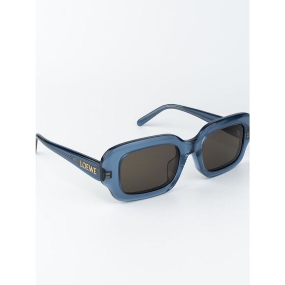 Loewe Women Sunglasses Blue Brown Rectangle LW40158F SLIM 84E NEW AUTHENTIC main image 2